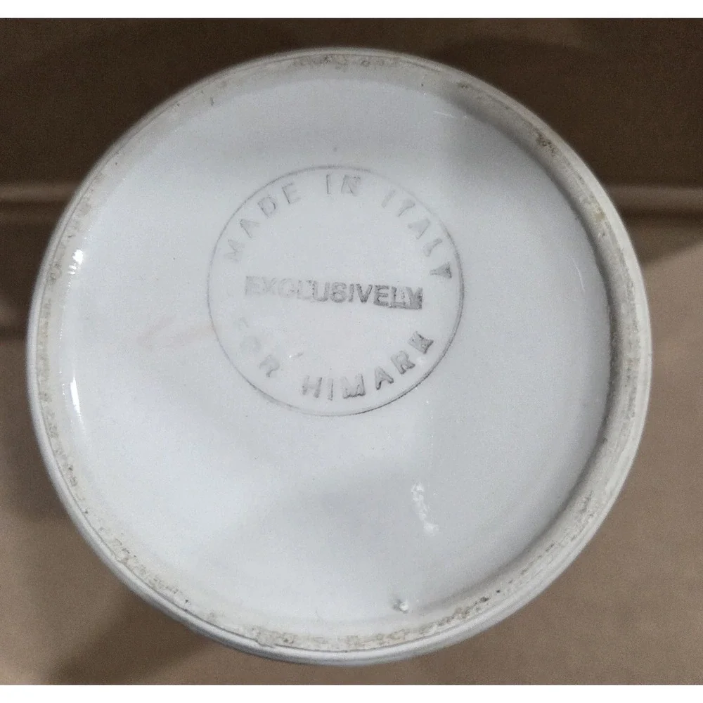 Vintage Himark Ceramic Canister Peaches with Out Lid Made in Italy